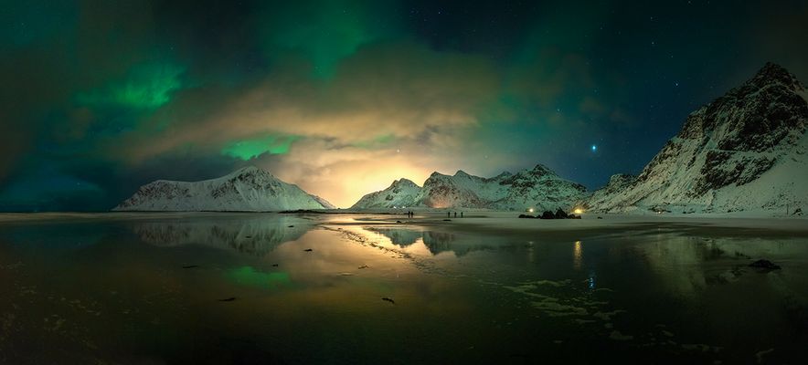 [ night lights - flakstad ]