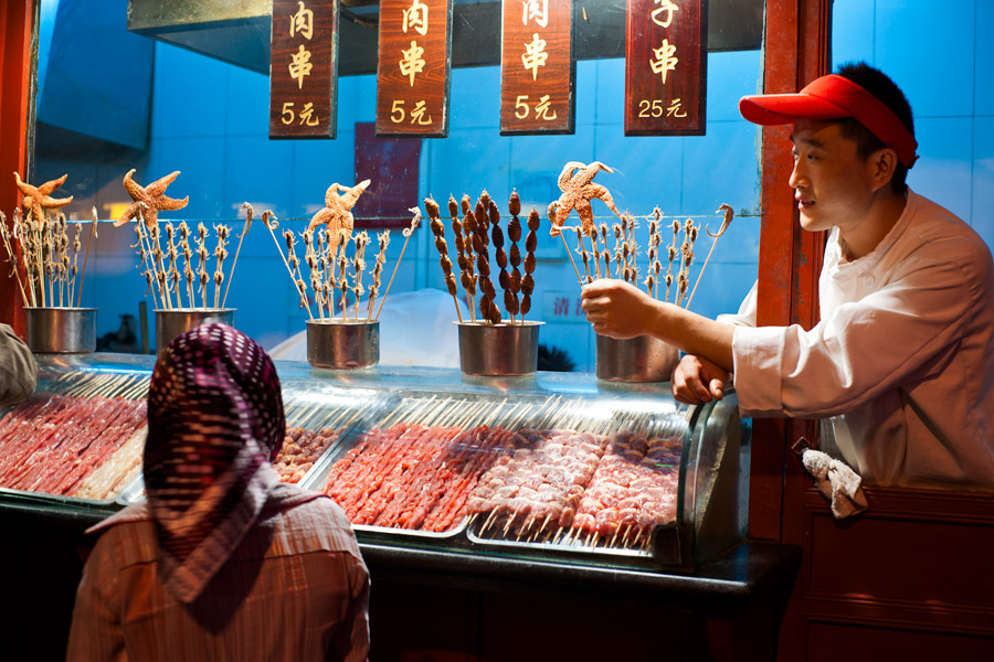 Night Market: starfish anyone?