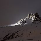 Night mountain's light