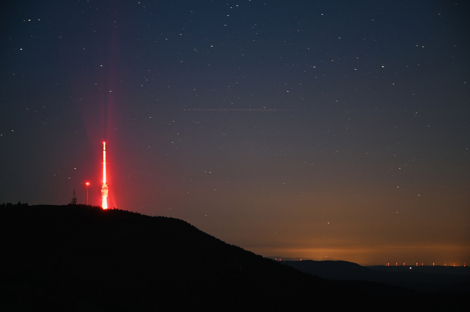 Night of light 2020 / Sendeturm Hornisgrinde 1