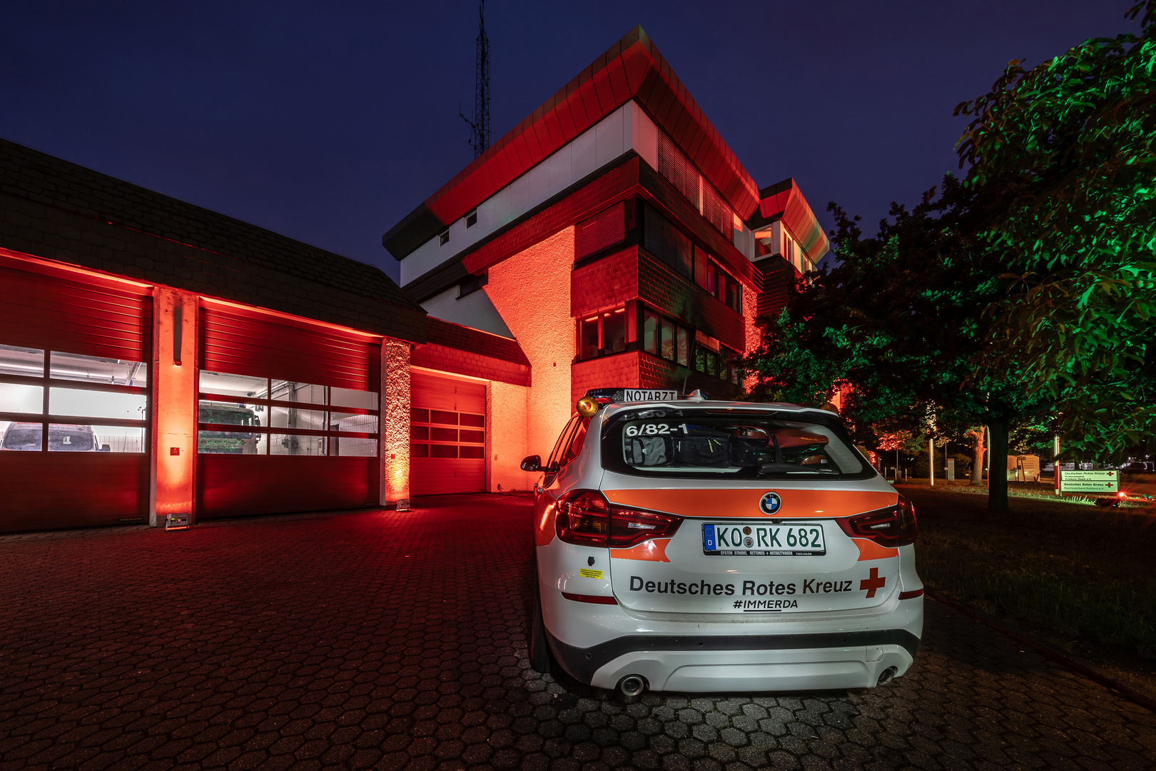 Night of Light 2021 - DRK-Zentrale in Koblenz (2)