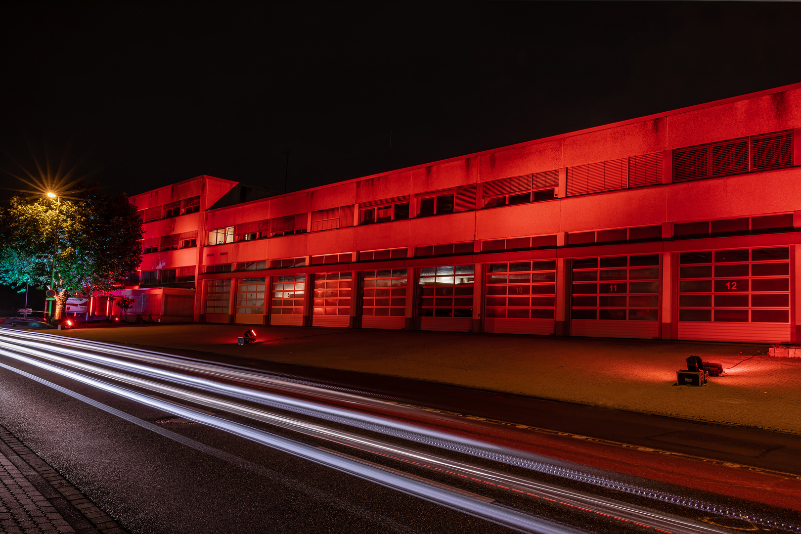 Night of Light 2021 - Feuerwehrwache in Koblenz (3)