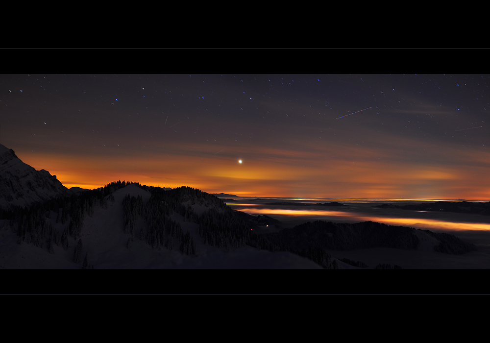 Night on Earth auf dem Regenflühli, LU, Schweiz