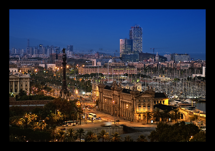 Night over Barcelona