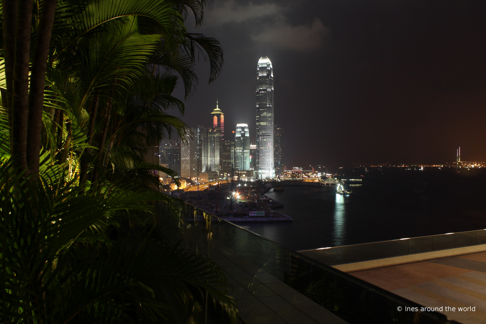 Night over Hong Kong Island