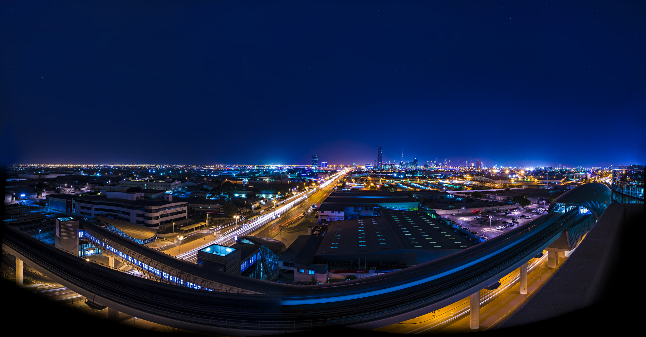 Night Pano of Dubai