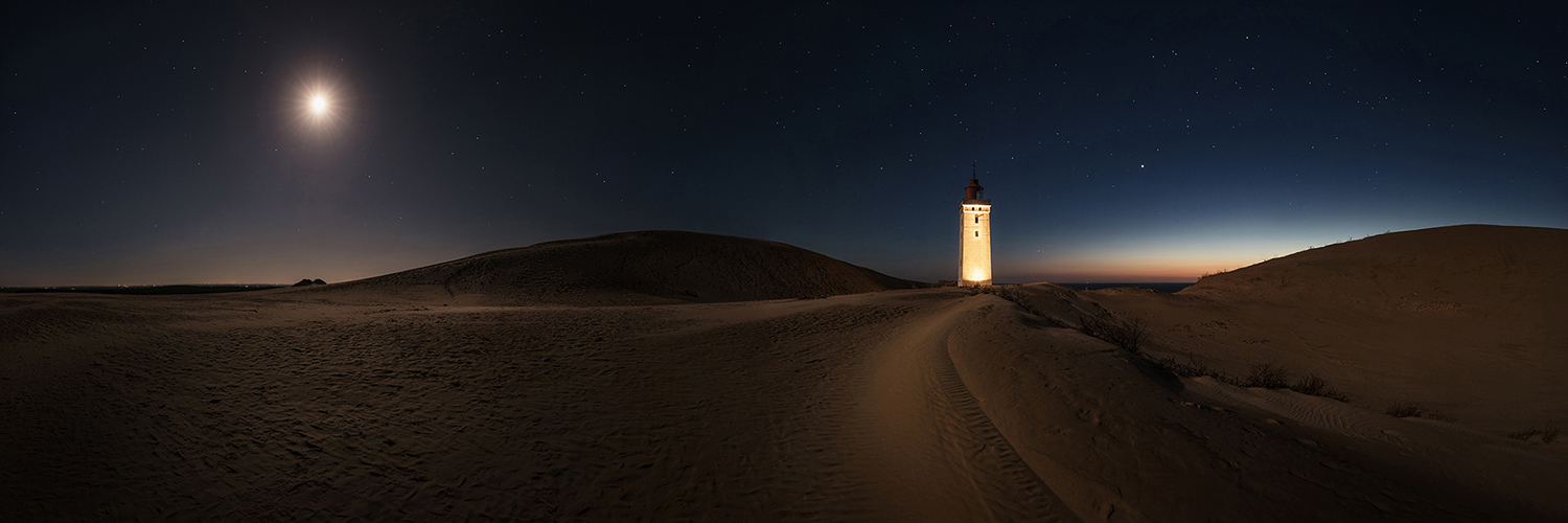 [ Night Panorama - Rubjerg Knude Fyr ]