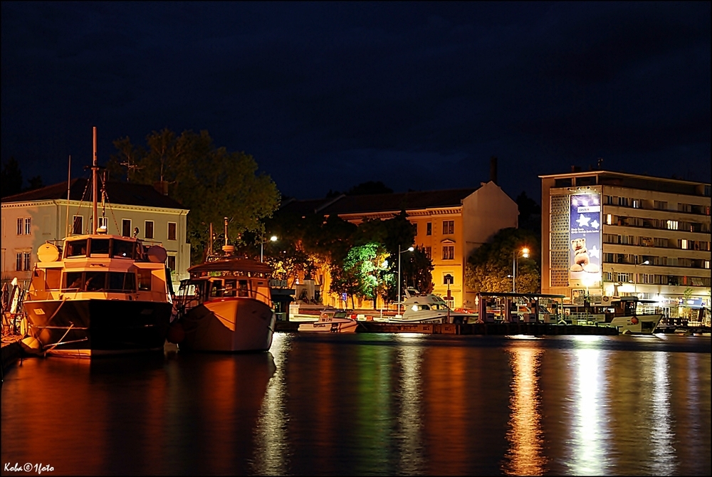 night Pula Croaia