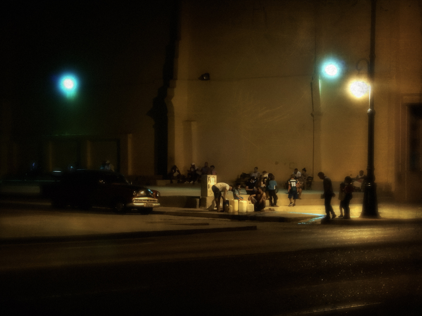 Night scenery in Habana