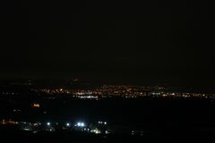 Night  shot from Westbury Whitehorse