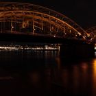 Night shot of Cologne