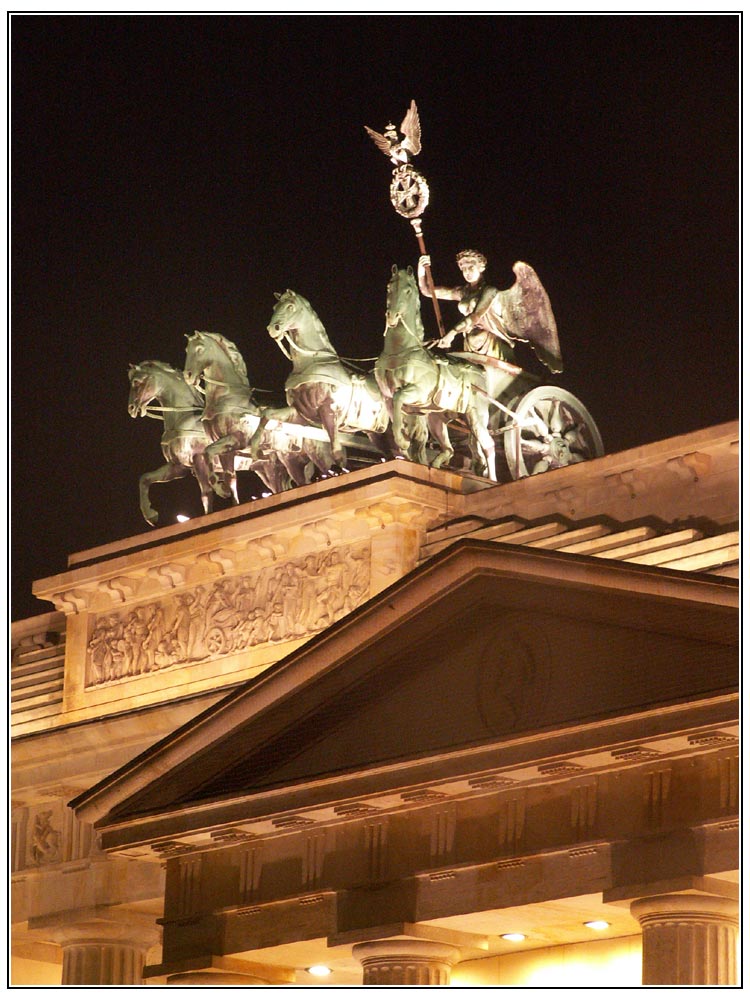 Night-Shot vom Brandenburger Tor