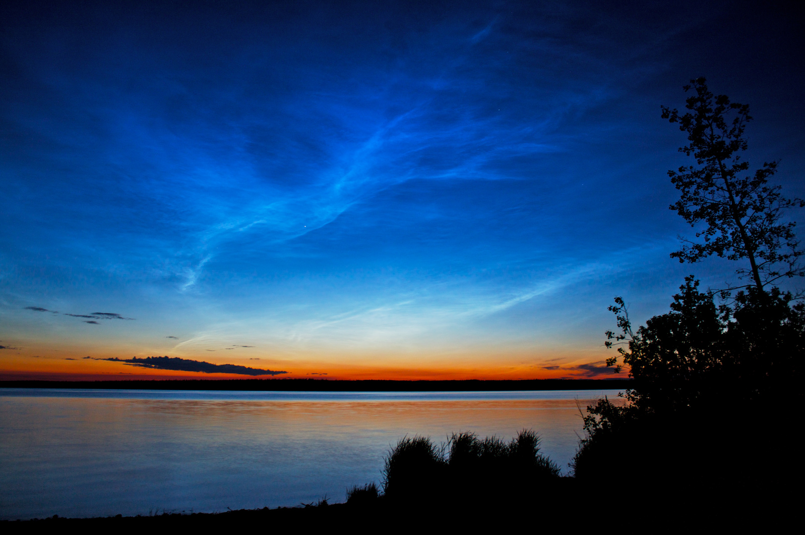 Night Sky Above the Water