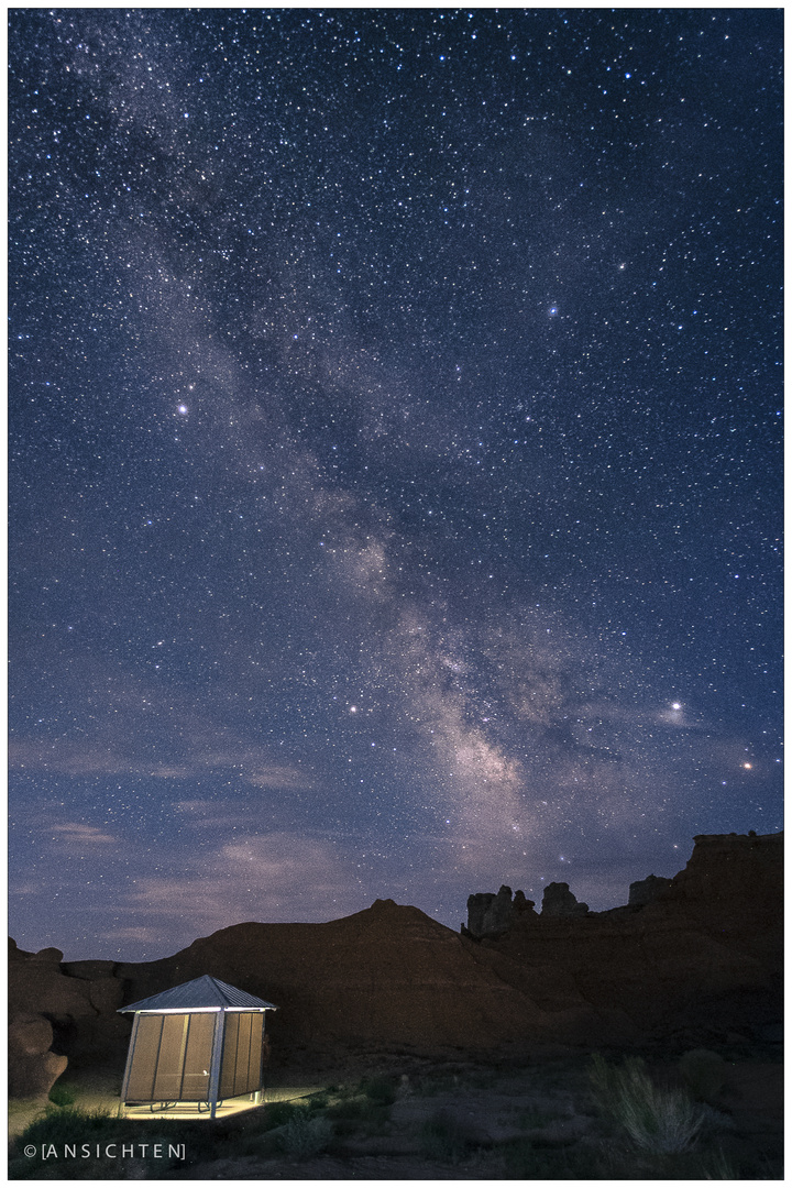 [night sky I goblin valley]