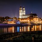 Night Skyline from Magdeburg