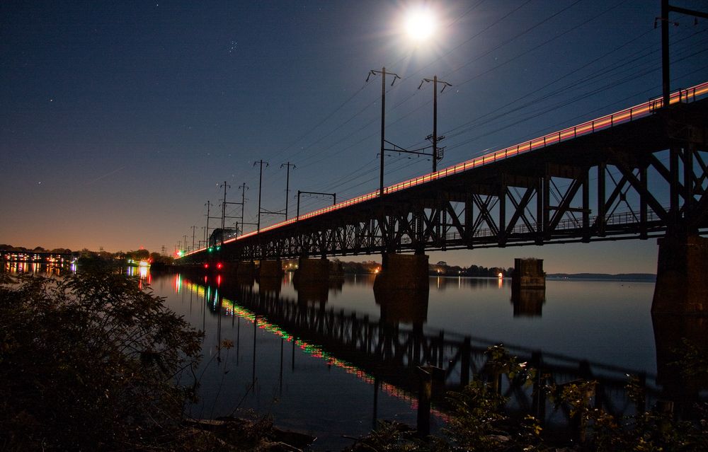 Night Trains - No. 2 Susquehanna Moonlight Crossing
