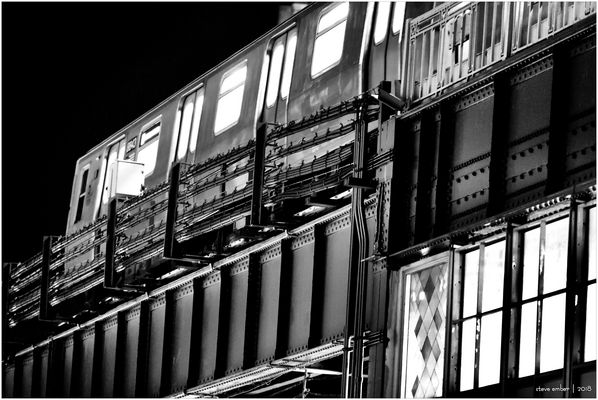 Night Trains - No.6 - Astoria-Bound NYC Subway Train @Queensboro Plaza