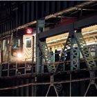 Night Trains - No.8 - Manhattan-bound N Train Arrives @Queensboro Plaza Station