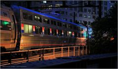 Night Trains No.8 - Northbound Amtrak "Palmetto" Entering Washington D.C.