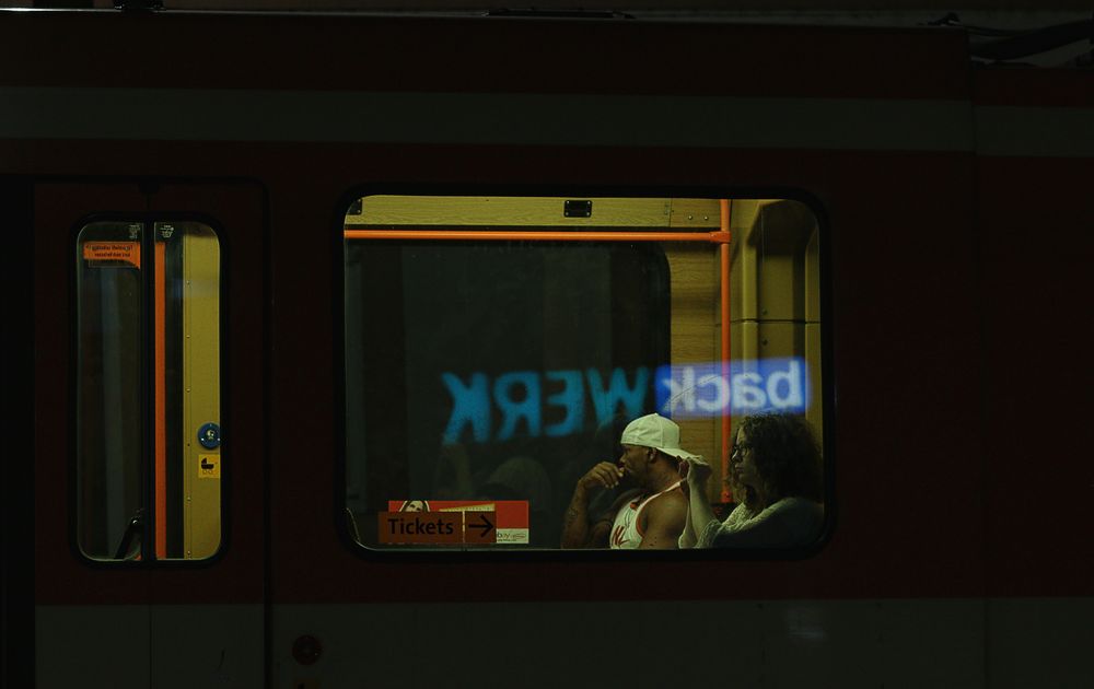 Night tram in Mainz