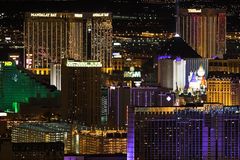 Night View down from Stratosphere Tower