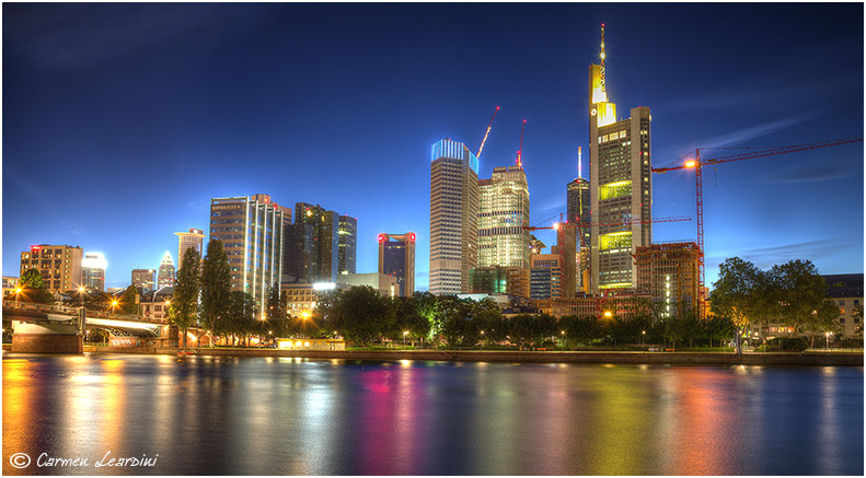 Night view Mainhatten