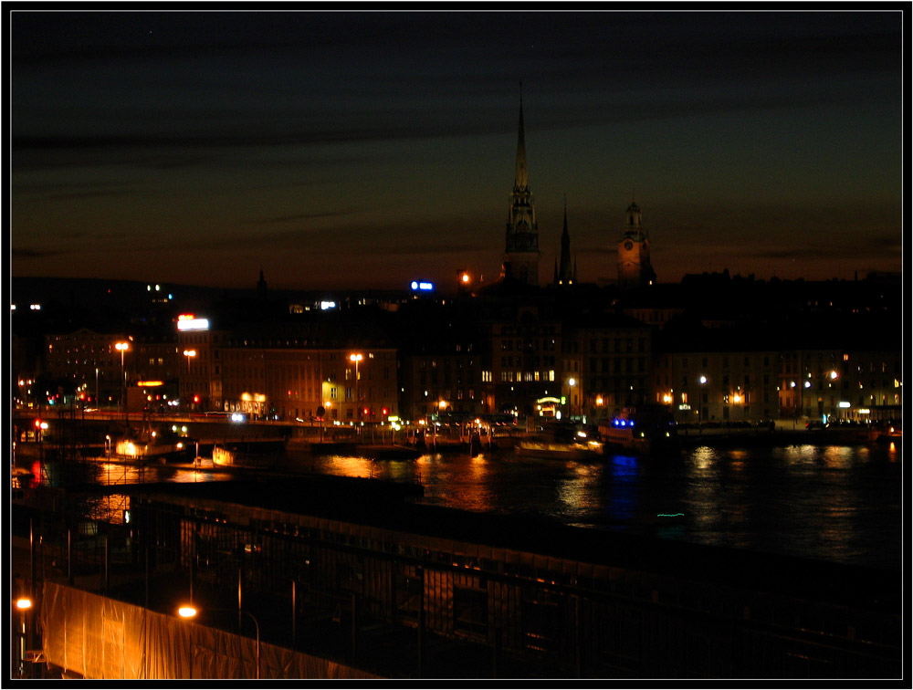 Night view of Gamla Stan