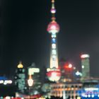 night view of oriental peral TV tower