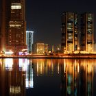 Night view of Sharjah from Al Mamzar Park