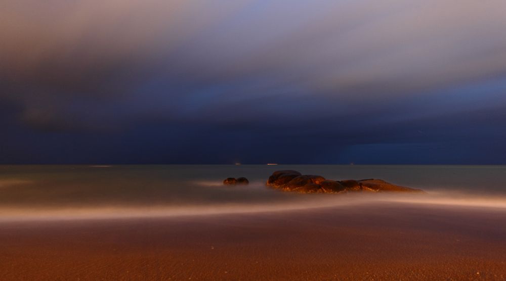 night view on Khaolak beach