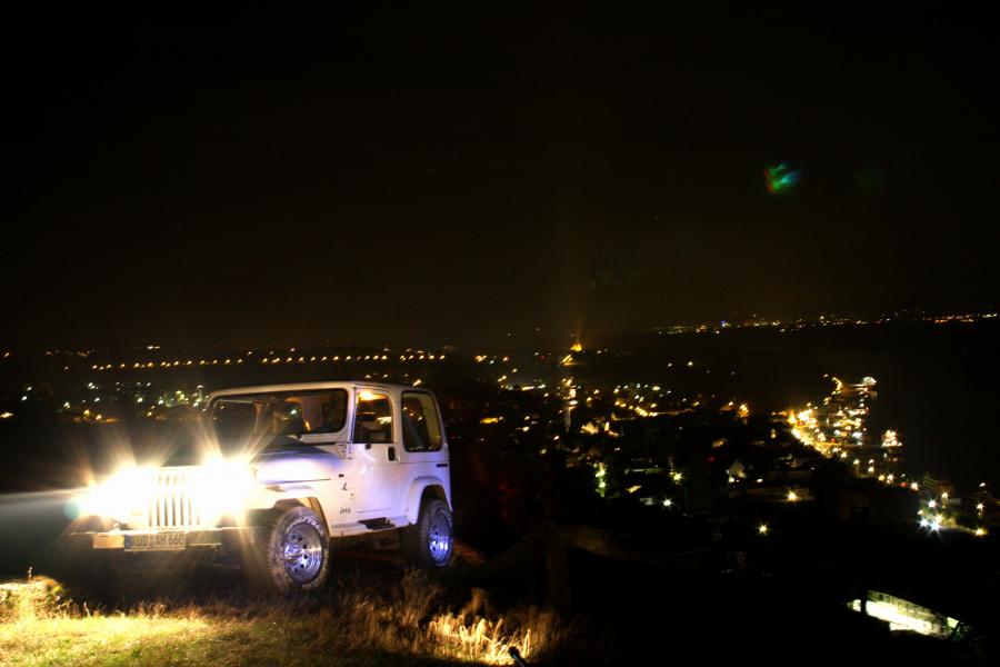 Night Vison über Rüdesheim am Rhein