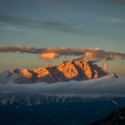 Nightfall in den Dolomiten