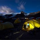 nightfall in Plaza de Mulas, 4300m