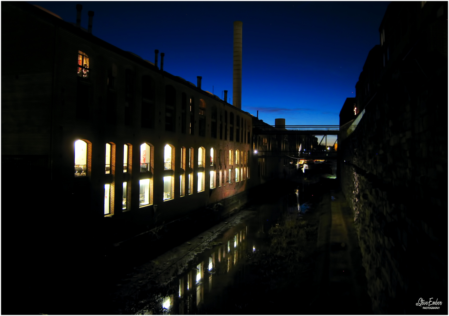 Nightfall on the Canal - A Georgetown Impression