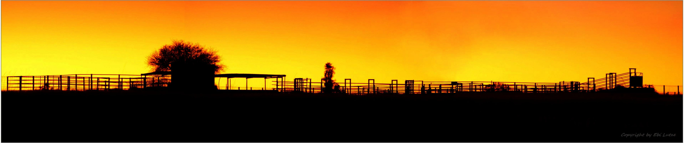 * Nightfall over Rural Queensland *