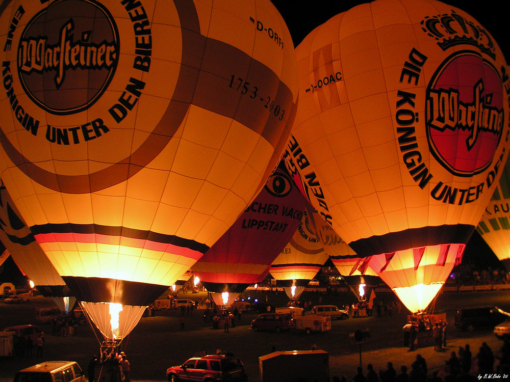 Nightglow bei der Montgolfiade in Warstein 2005