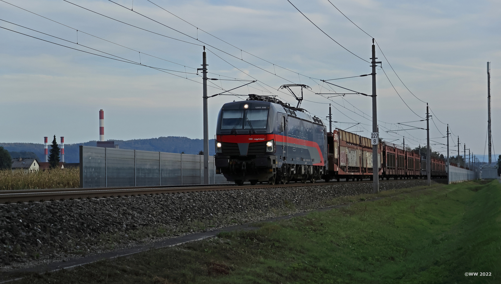 nightjet mit Leerfuhre aus Koper