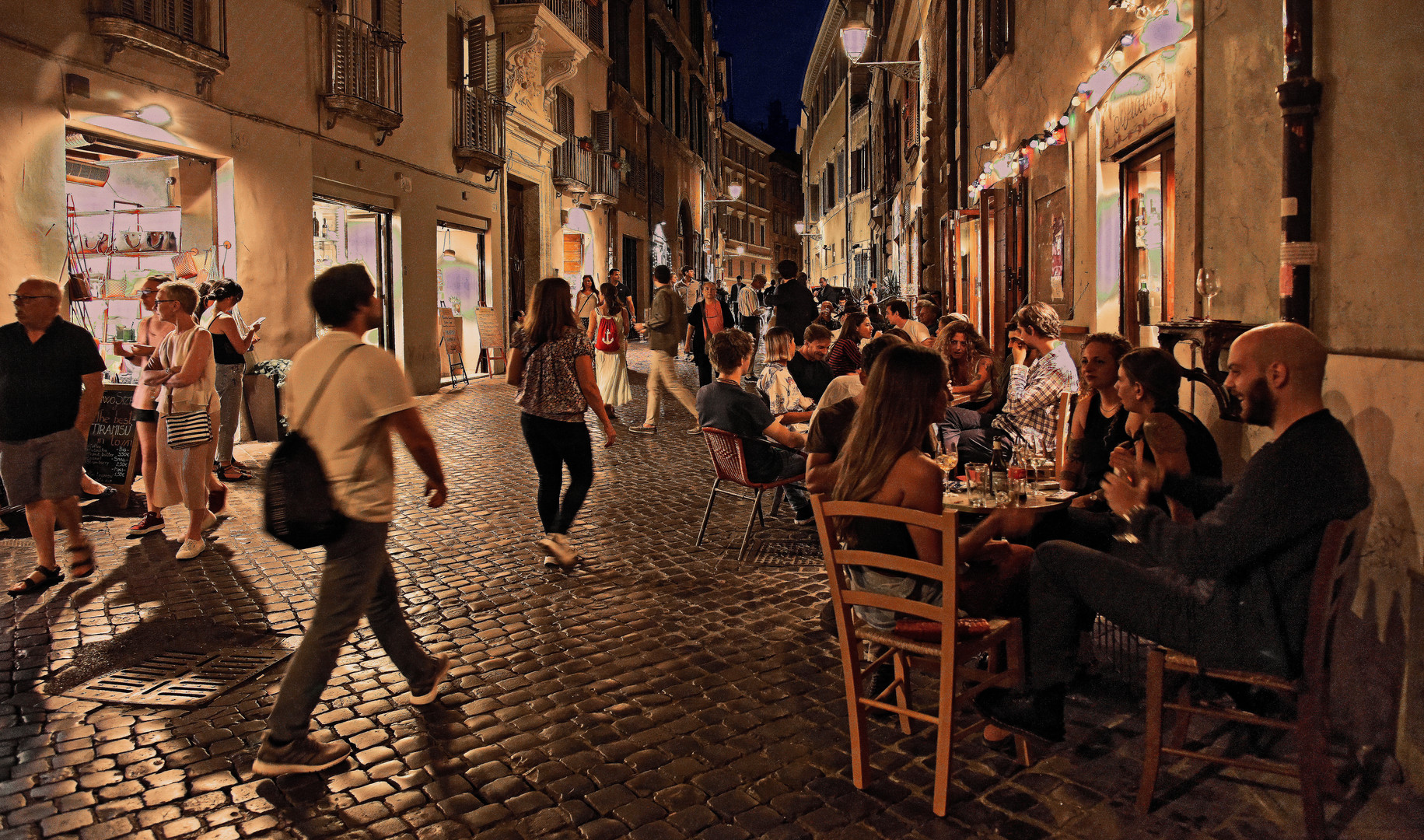 Nightlife Roma Trastevere Foto & Bild city, italy, street Bilder