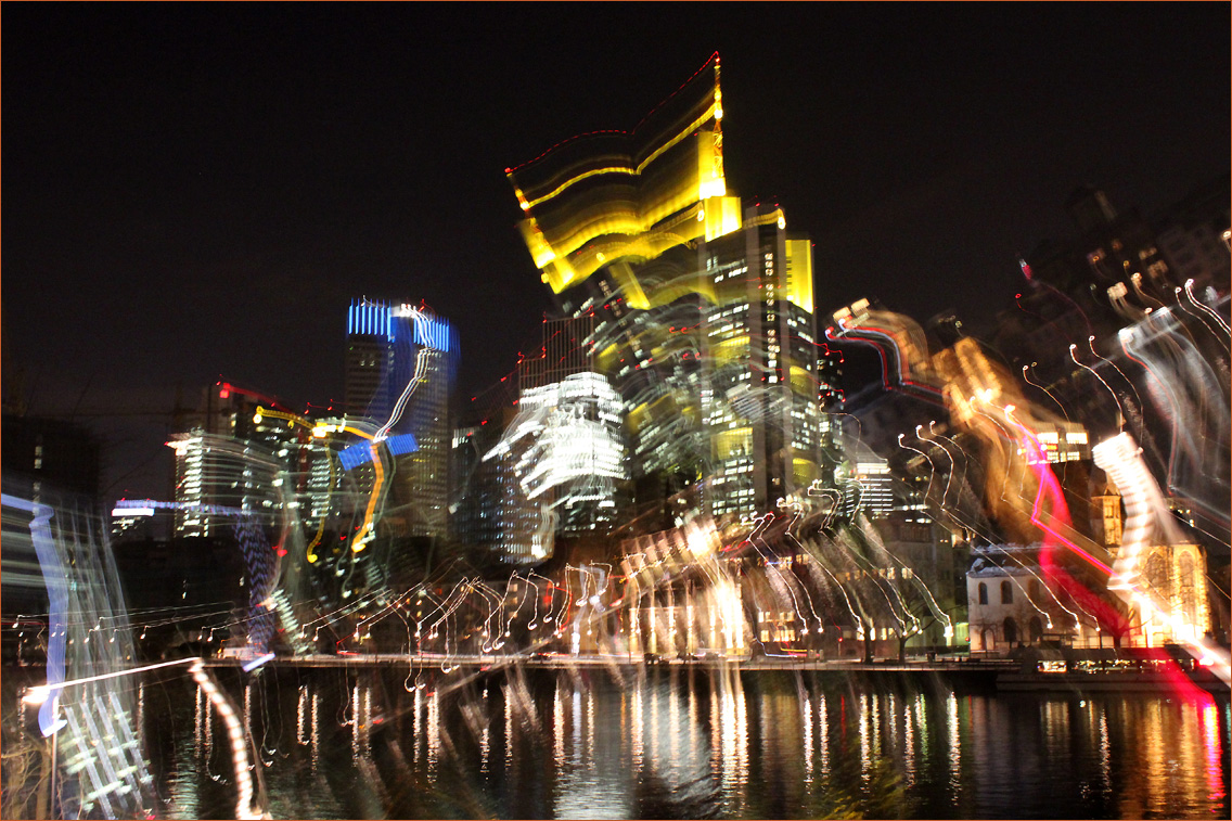 Nightlight - Frankfurt - Falling Tower