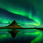 // nightly lightshow at Kirkjufell