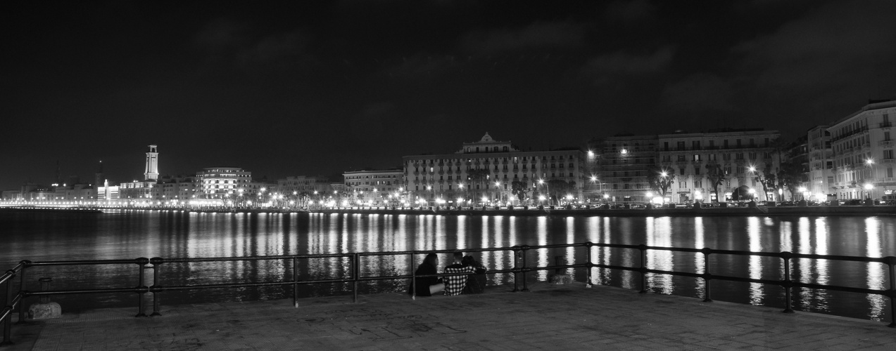 Nightly panorama from Bari