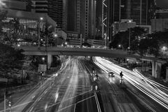 Nightly street life in Hongkong