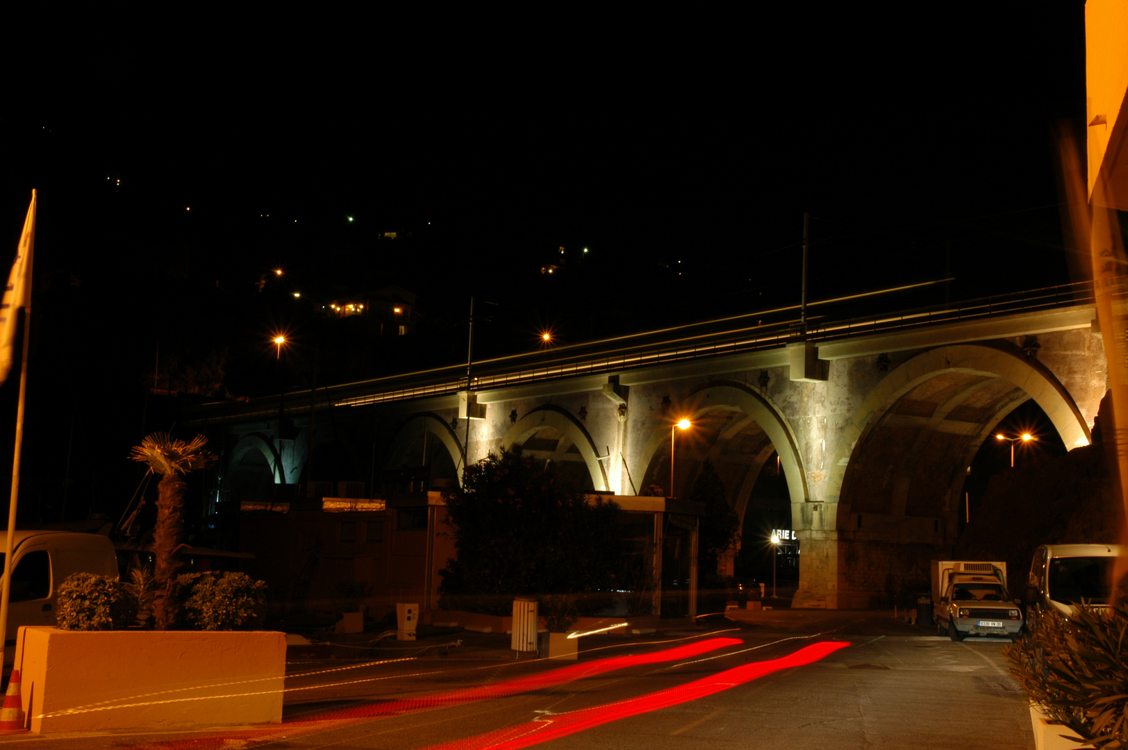 Nightshoot, Brücke in Theoule sur Mer