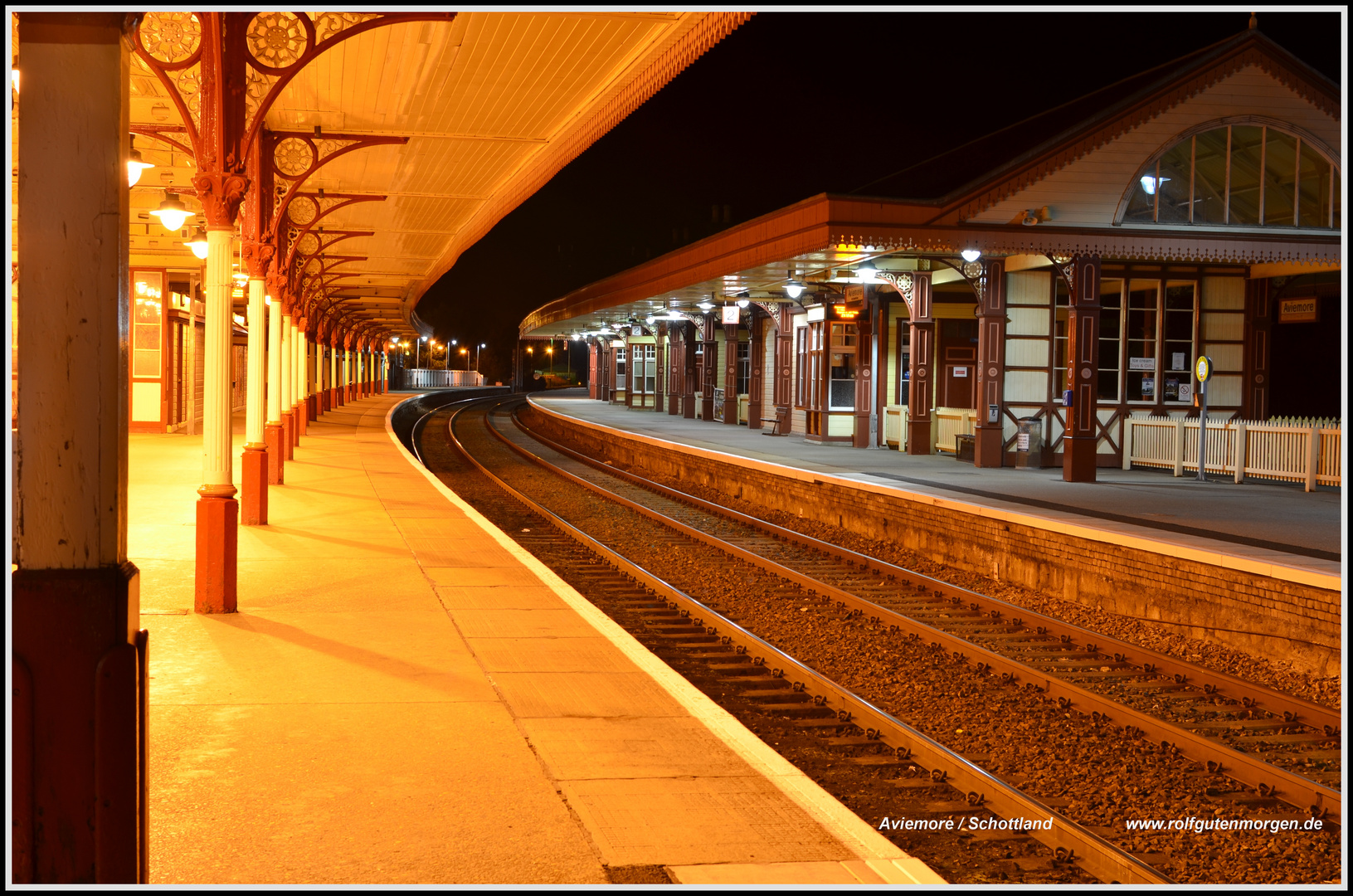 Nightshoot, Railway Station Aviemore