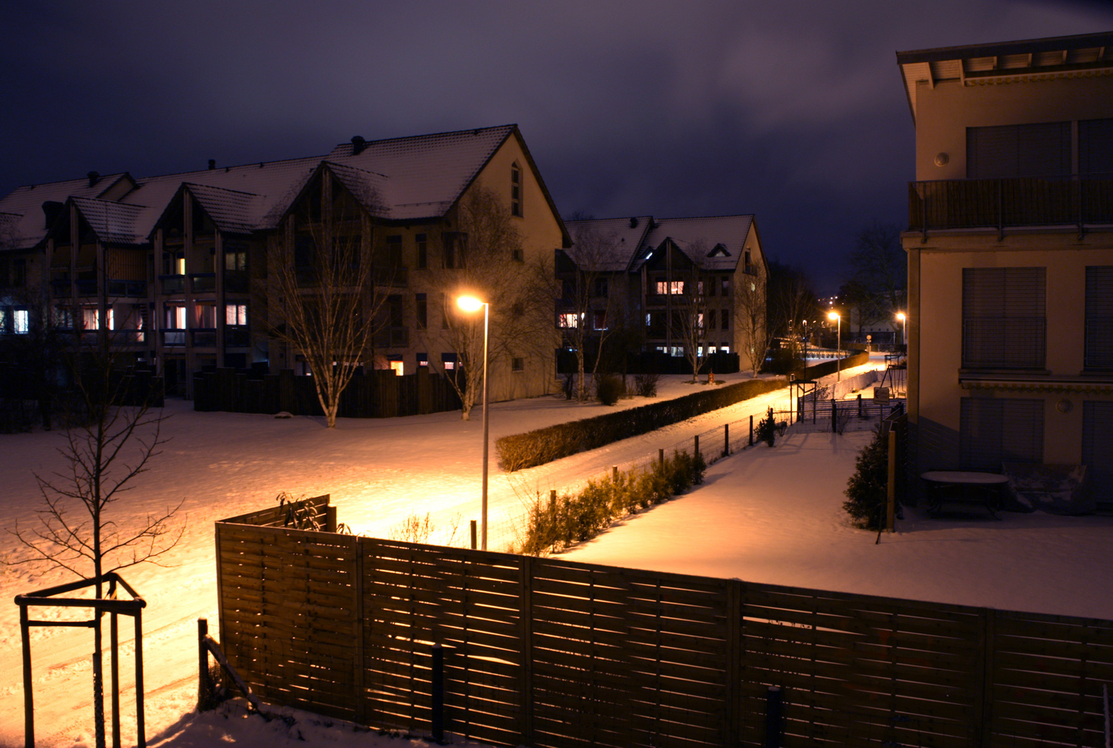 Nightshot an unserer Strasse