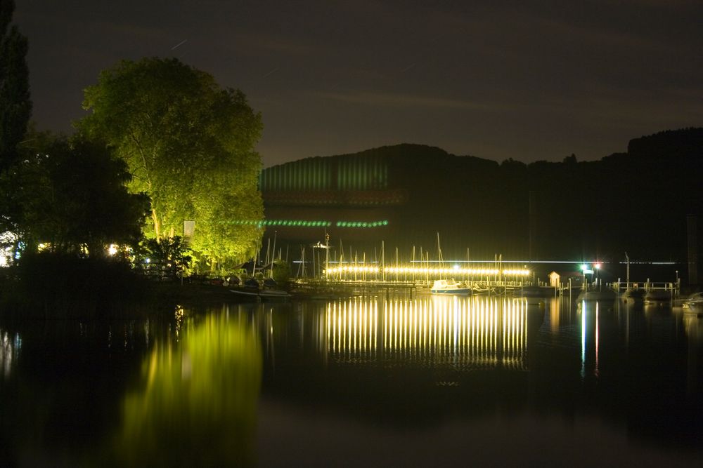 Nightshot - Bodensee - Hafen von Ina P. Krüger 