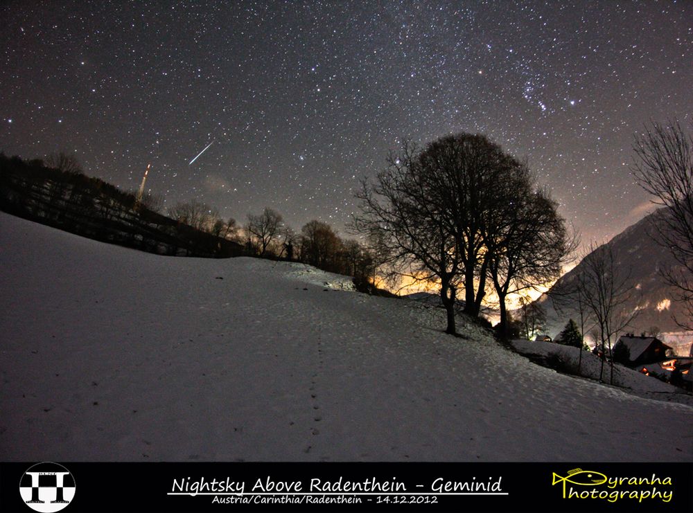 Nightsky Above Radenthein - Geminid