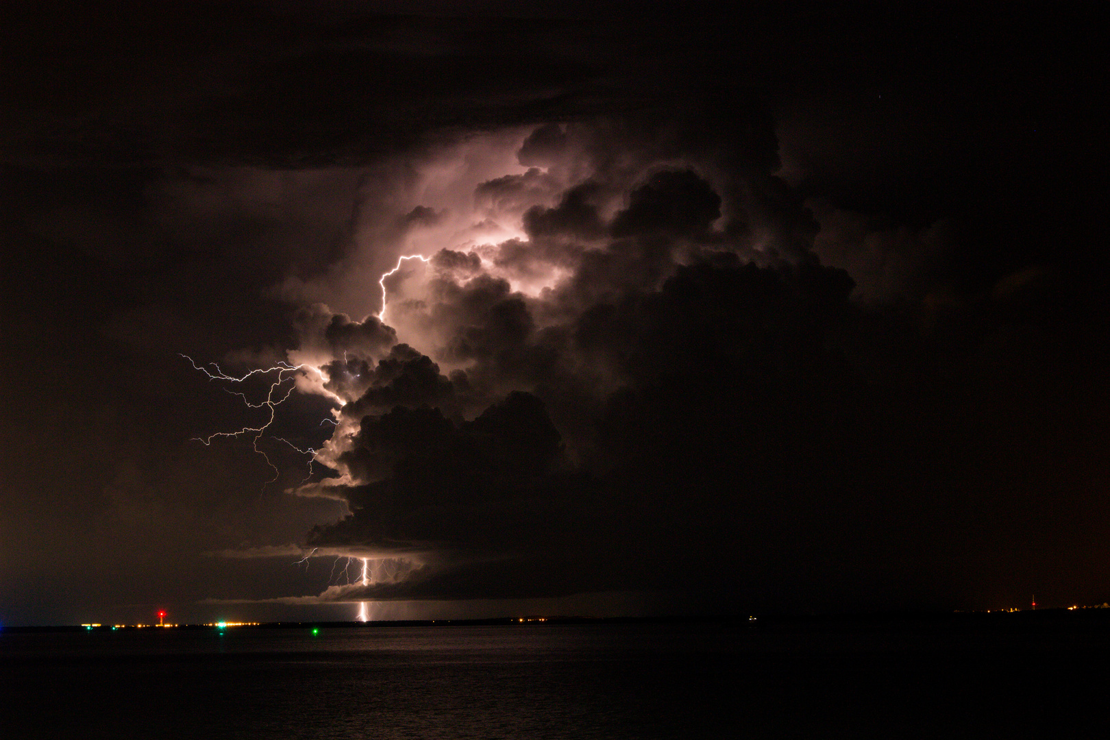 Nightstorm, seen from Stokes Hill Wharf, Darwin, Northern Territory, Australia