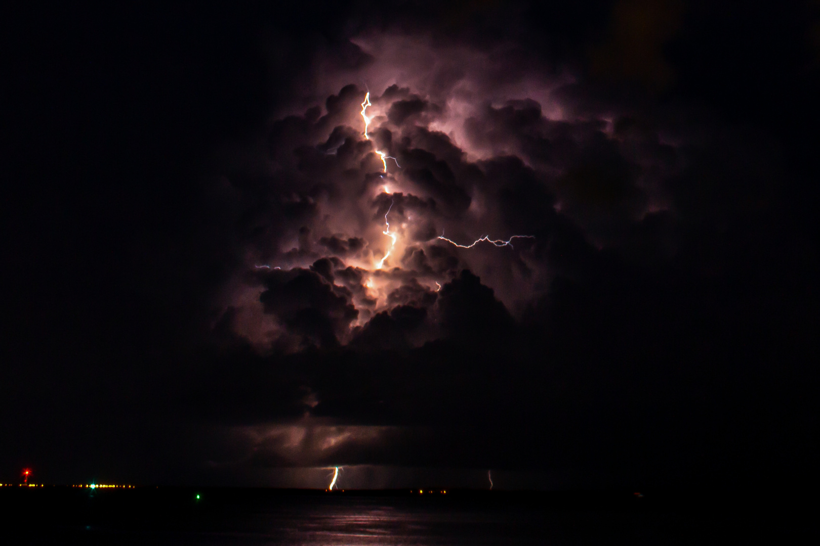 Nightstorm, seen from Stokes Hill Wharf, Darwin, Northern Territory, Australia