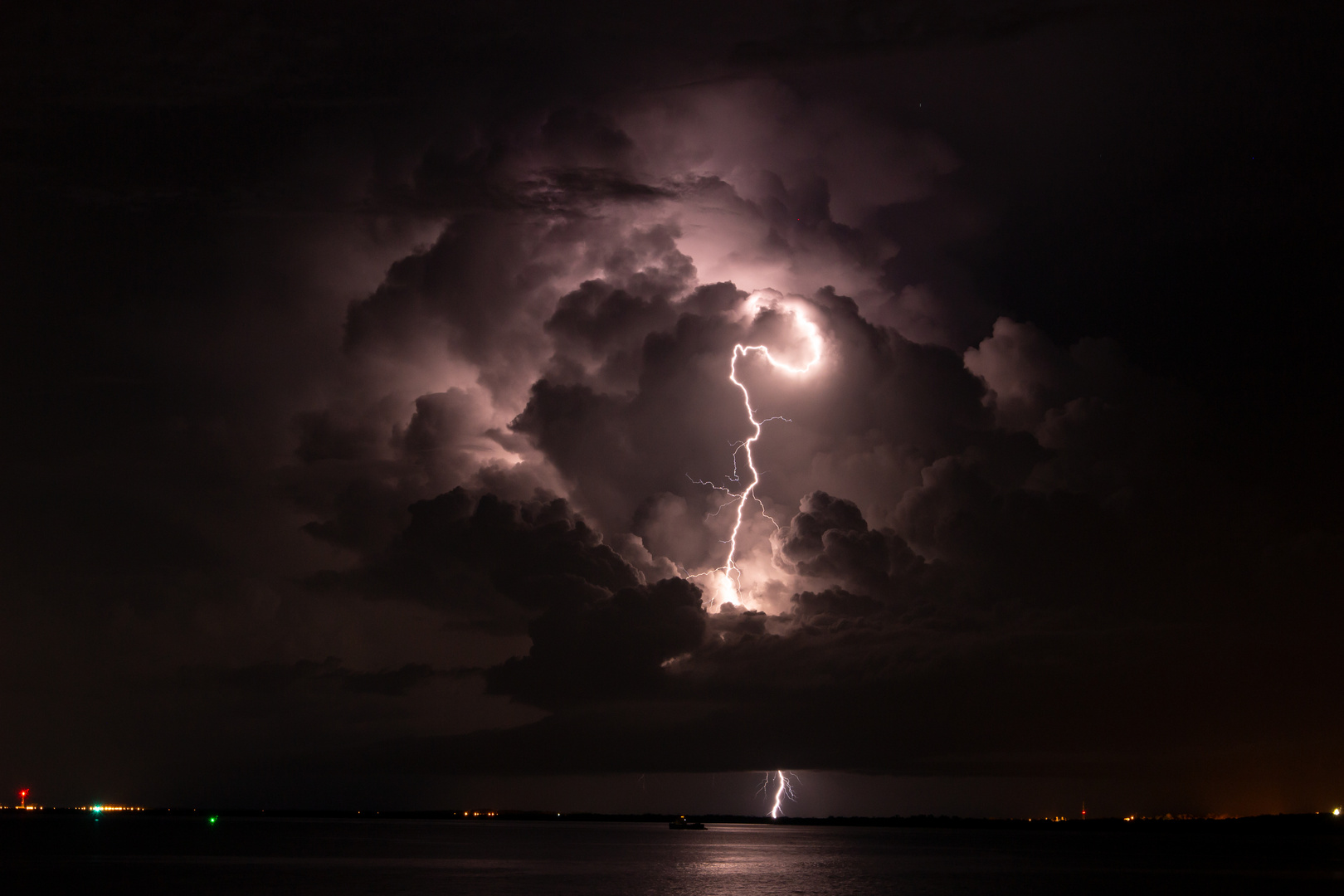 Nightstorm, seen from Stokes Hill Wharf, Darwin, Northern Territory, Australia